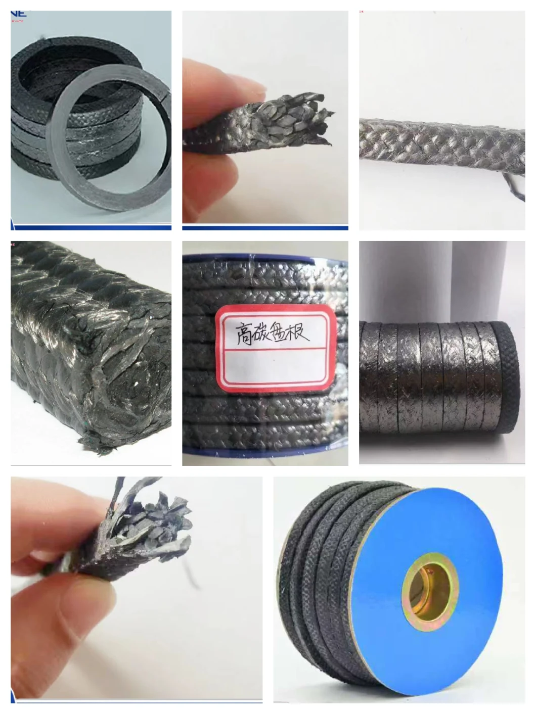 Hot Sales Graphite/PTFE/Aramid/Carbon Fiber Gland Packing