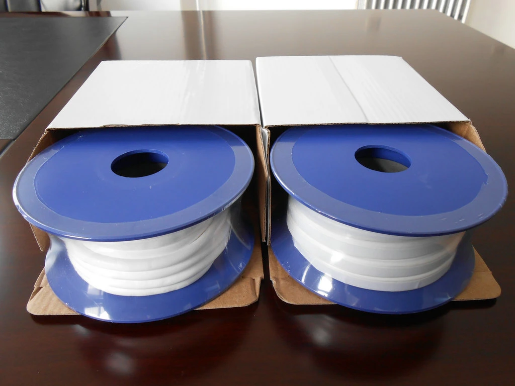 White Expanded PTFE Elastic Ribbon/ Tape/ Band for Industrial Seal