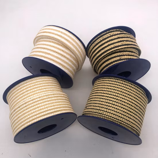 Joint de bonne qualité Joint en graphite flexible Carboniser l'emballage en fibre de PTFE en fibre de graphite